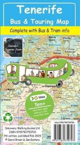 Tenerife Bus & Touring Map de Jan Kostura