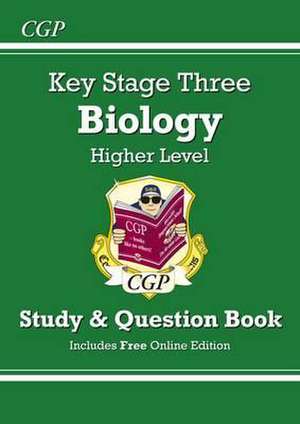 KS3 Biology Study & Question Book - Higher de Cgp Books