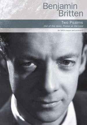 2 Psalms: Satb and Piano de Benjamin Britten