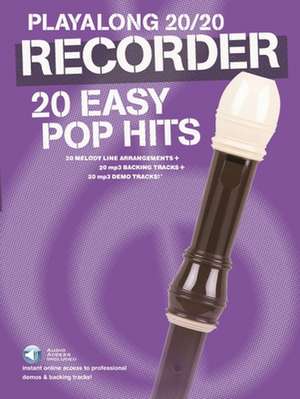 Playalong 20/20 Recorder de Hal Leonard Publishing Corporation