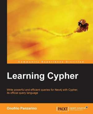 Learning Cypher de Onofrio Panzarino