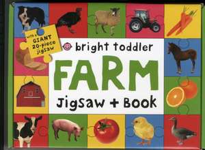 Bright Toddler Jigsaw and Book Set: Farm