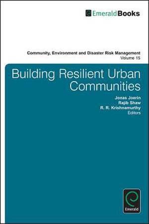 Building Resilient Urban Communities de Jonas Joerin