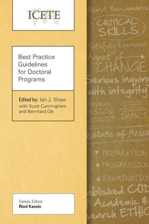 Best Practice Guidelines for Doctoral Programs de Ian J. Shaw