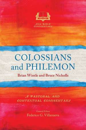 Colossians and Philemon de Brian Wintle