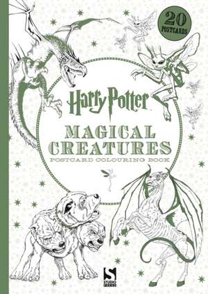 Harry Potter Magical Creatures Postcard Colouring Book de Gemma Cooper