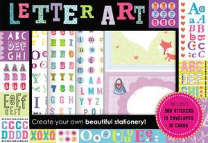 Letter Art Sticker and Note Box de Thomas Nelson