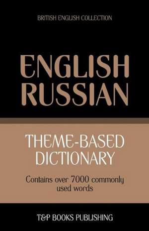 Theme-Based Dictionary British English-Russian - 7000 Words: Geospatial Analysis with Python de Andrey Taranov