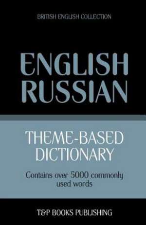 Theme-Based Dictionary British English-Russian - 5000 Words: Geospatial Analysis with Python de Andrey Taranov