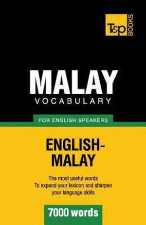 Malay Vocabulary for English Speakers - 7000 Words: Geospatial Analysis with Python de Andrey Taranov