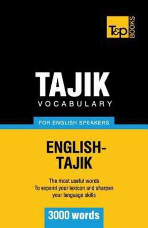 Tajik Vocabulary for English Speakers - 3000 Words: Geospatial Analysis with Python de Andrey Taranov