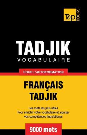 Vocabulaire Francais-Tadjik Pour L'Autoformation. 9000 Mots: Geospatial Analysis with Python de Andrey Taranov