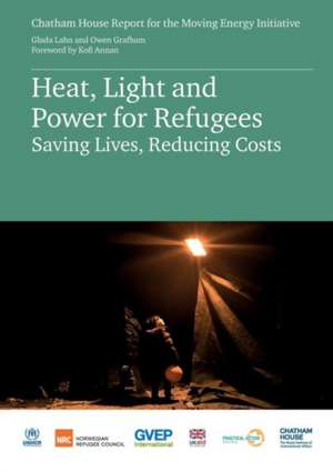 Heat Light and Power for Refugees: Saving Lives, Reducing Costs de Glada Lahn