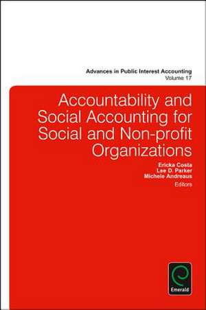 Accountability and Social Accounting for Social and Non–profit Organizations de Michele Andreaus