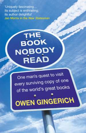 The Book Nobody Read de Owen Gingerich