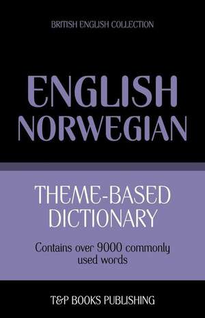 Theme-Based Dictionary British English-Norwegian - 9000 Words: Proceedings of the 43rd Annual Conference on Computer Applications and Quantitative Methods in Archaeology de Andrey Taranov