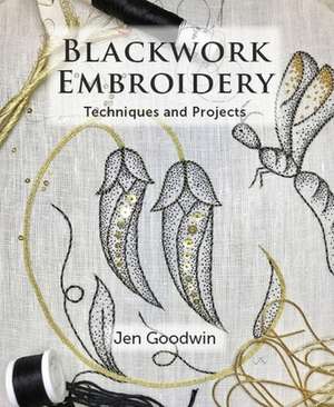 Blackwork Embroidery de Jen Goodwin