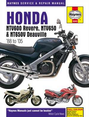 Honda NTV600 Revere, NTV650 & NTV650V Deauville – 88–05 de Haynes