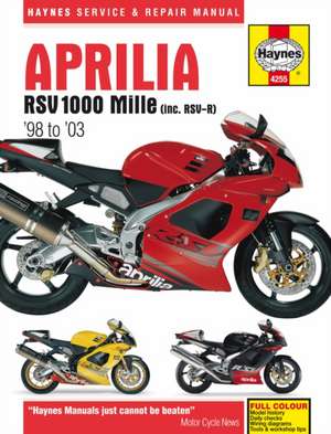 Aprilia RSV 1000 Mille (98 –03) – 98–03 de Haynes