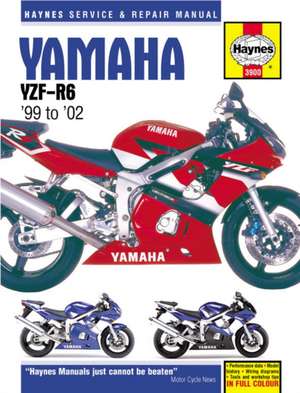 Yamaha YZF–R6 (99 – 02) Haynes Repair Manual de Haynes