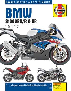 BMW S1000RR/R & XR (10 to 17) Haynes Repair Manu – (`10 to `17) de Haynes