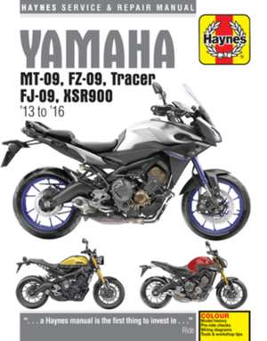 Yamaha MT–09, FZ–09, Tracer, FJ–09, XSR900 (03 – – 2013 to 2019 de Matthew Coombs