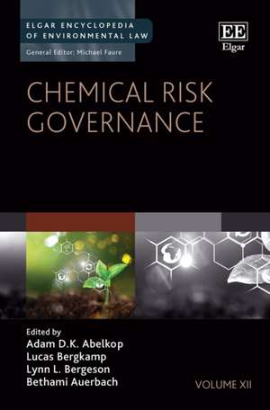 Chemical Risk Governance de Adam D.k. Abelkop