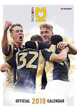 Mk Dons Official 2019 Calendar - A3 Wall Calendar