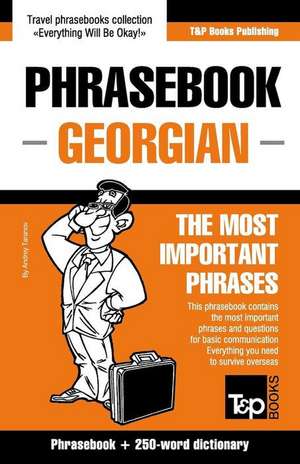 English-Georgian Phrasebook and 250-Word Mini Dictionary de Andrey Taranov