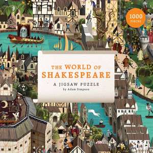 The World of Shakespeare 1000 Piece Puzzle de Adam Simpson