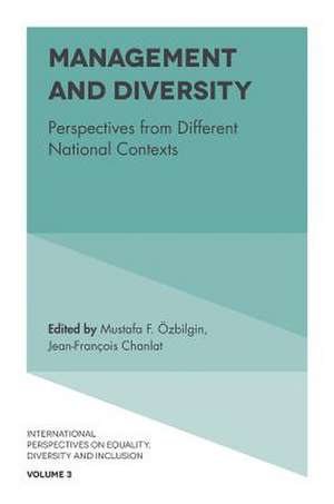 Management and Diversity – Perspectives from Different National Contexts de Mustafa Özbilgin