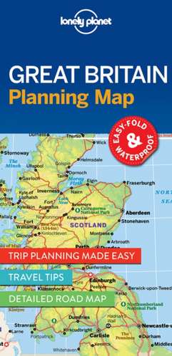 Lonely Planet Great Britain Planning Map de Lonely Planet