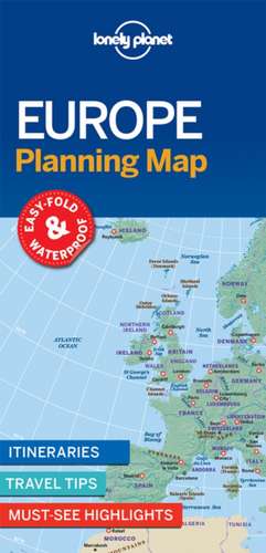 Lonely Planet Europe Planning Map de Lonely Planet