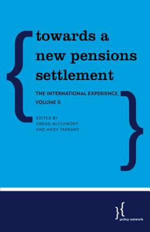 Towards a New Pensions Settlement de Gregg McClymont