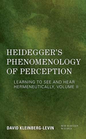 HEIDEGGERS PHENOMENOLOGY OF PEPB de DavidProfessor Emeritus Kleinberg-Levin