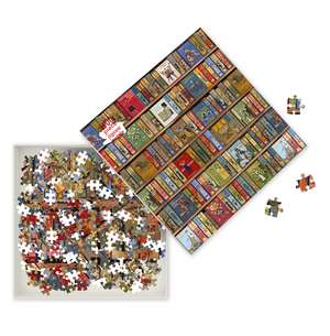 Adult Sustainable Jigsaw Puzzle Bodleian Library: High Jinks Bookshelves: 1000-pieces. Ethical, Sustainable, Earth-friendly de Flame Tree Studio