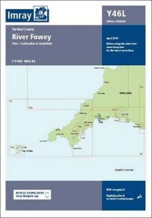 Imray Chart Y46 River Fowey Laminated de Imray