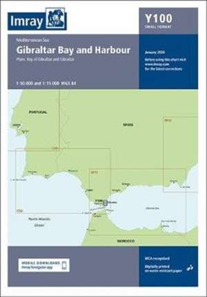 Imray Y100 Gibraltar and Approaches (Small Format) de Imray