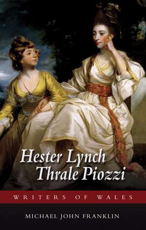 Hester Lynch Thrale Piozzi de Michael J. Franklin