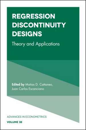 Regression Discontinuity Designs – Theory and Applications de R. Carter Hill