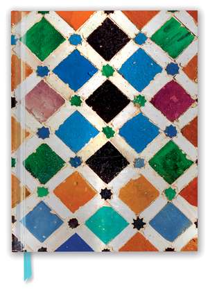 Alhambra Tile (Blank Sketch Book) de Flame Tree Studio