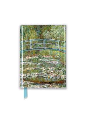 Claude Monet: Bridge over a Pond of Water Lilies (Foiled Pocket Journal) de Flame Tree Studio