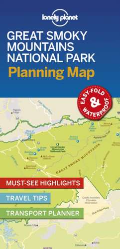 Lonely Planet Great Smoky Mountains National Park Planning Map de Lonely Planet