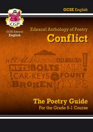 GCSE English Edexcel Poetry Guide - Conflict Anthology includes Online Edition, Audio & Quizzes: for the 2025 and 2026 exams de Cgp Books