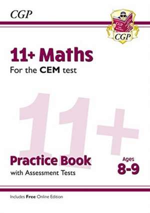 11+ CEM Maths Practice Book & Assessment Tests - Ages 8-9 (with Online Edition): unbeatable eleven plus preparation from the exam experts de CGP Books