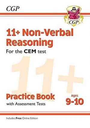 11+ CEM Non-Verbal Reasoning Practice Book & Assessment Tests - Ages 9-10 (with Online Edition) de Cgp Books