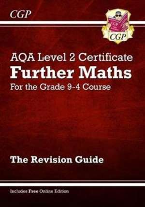 AQA Level 2 Certificate in Further Maths: Revision Guide (with Online Edition) de Richard Parsons