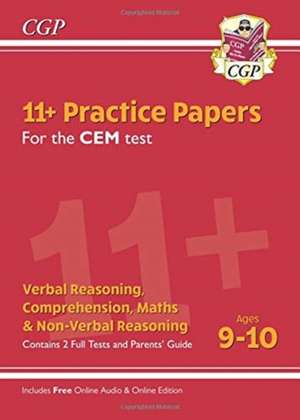 11+ CEM Practice Papers - Ages 9-10 (with Parents' Guide & Online Edition): perfect preparation for the eleven plus de CGP Books