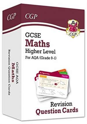 Cgp Books: GCSE Maths AQA Revision Question Cards - Higher de CGP Books