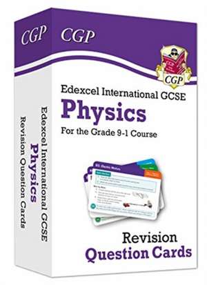 Edexcel International GCSE Physics: Revision Question Cards de Cgp Books